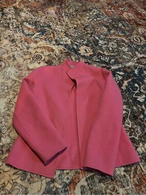 CARLISLE Women's Pink Open-Front Jacket